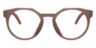 Oakley® OX8139 HSTN RX OX8139 813911 50 Eyeglasses - Transparent Mahogany 813911