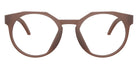 Oakley® OX8139A HSTN RX A OX8139A 813911 52 Eyeglasses - Transparent Mahogany 813911