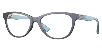 Oakley® Plungeline OX8146 814611 50 Matte Blue Steel/Polished Transparent Stonewash Eyeglasses