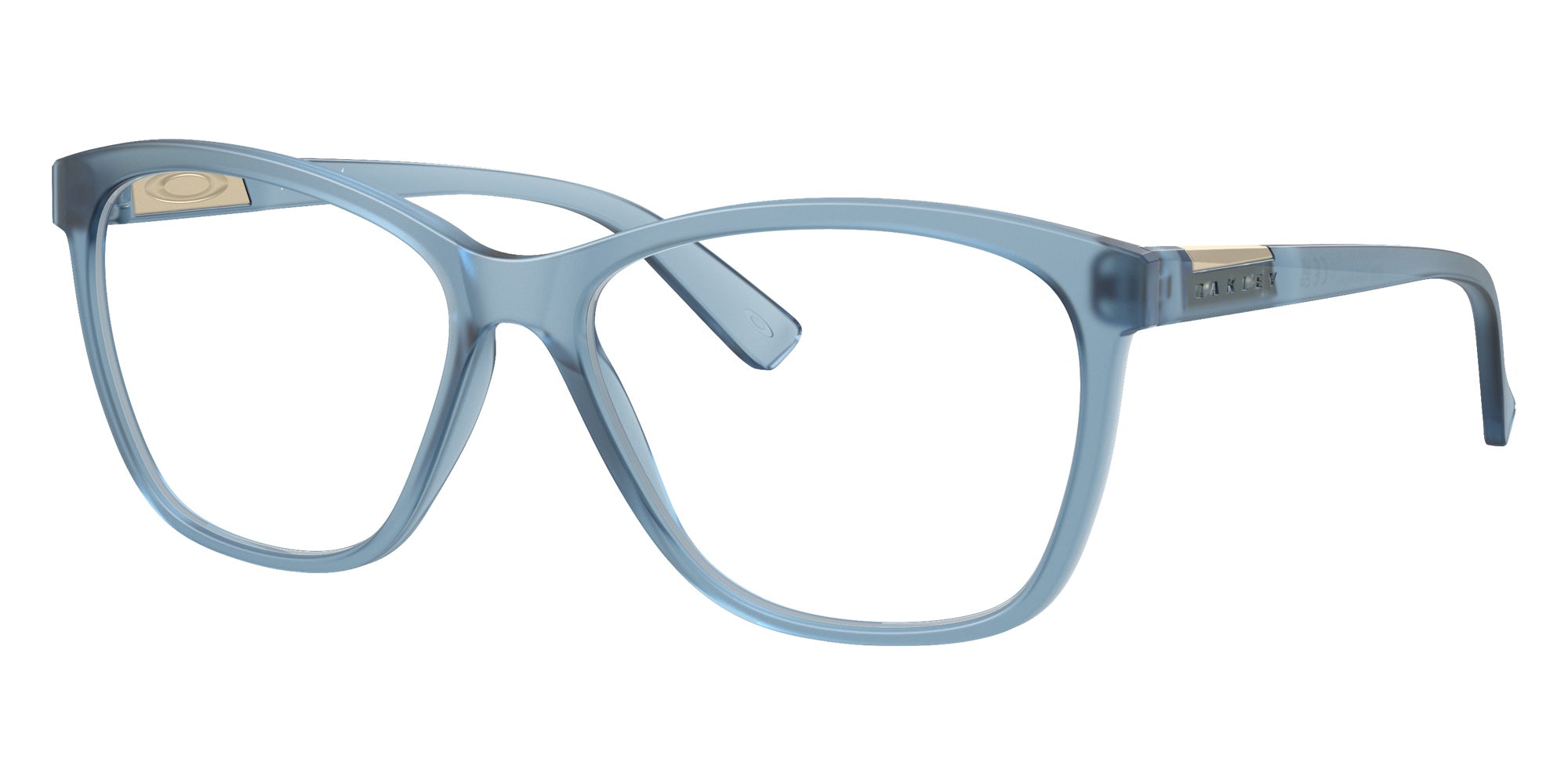 Oakley® OX8155 ALIAS OX8155 815512 53 Eyeglasses - Matte Transparent Abyss