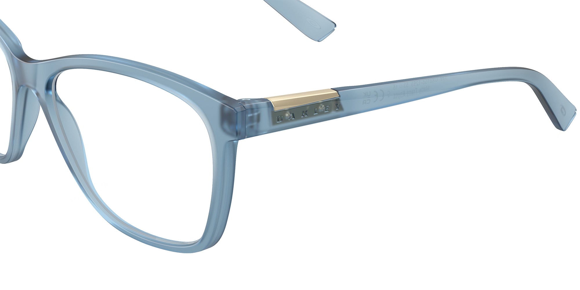 Oakley® OX8155 ALIAS OX8155 815512 53 Eyeglasses - Matte Transparent Abyss