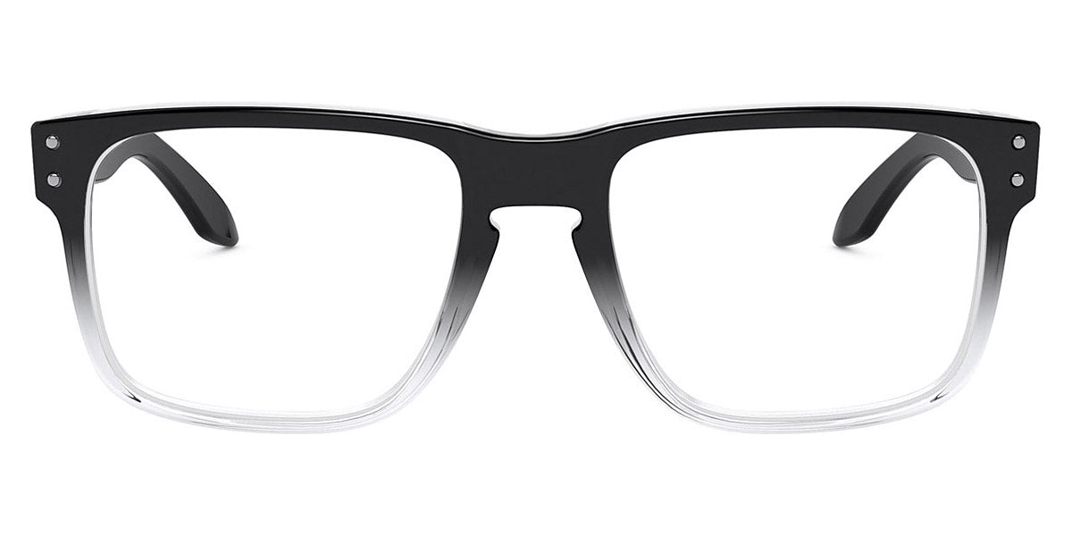 Oakley® Holbrook Rx OX8156 815606 56 Polished Black Clear Fade Eyeglasses