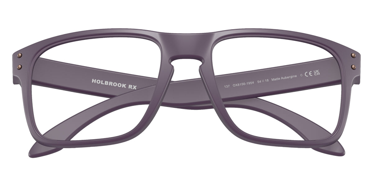 Oakley® OX8156 HOLBROOK RX Eyeglasses - Matte Aubergine