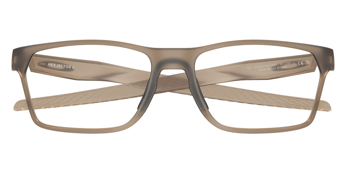 Oakley® OX8174F HEX JECTOR (A) Eyeglasses - Matte Brown Smoke