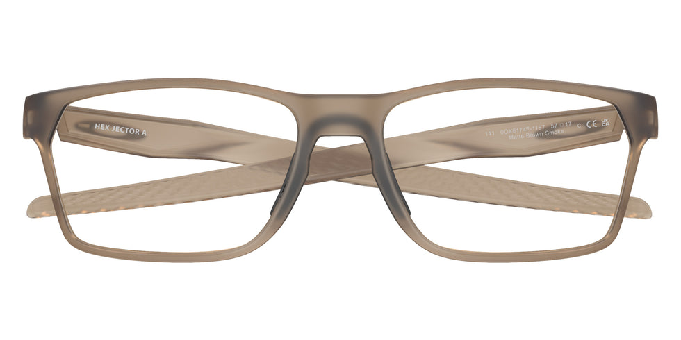 Oakley® OX8174F HEX JECTOR (A) Eyeglasses - Matte Brown Smoke