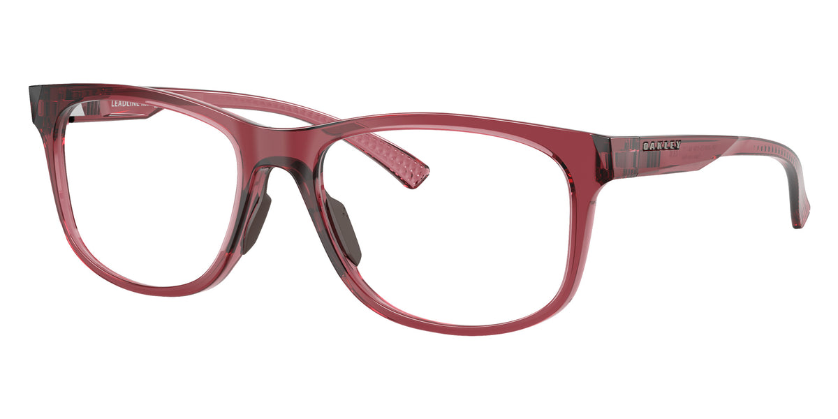 Oakley® OX8175 LEADLINE RX Eyeglasses - Transparent Iron Red