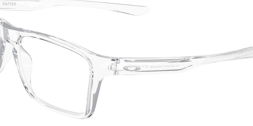 Oakley® OX8178 RAFTER OX8178 817803 53 Eyeglasses - Polished Clear 817803