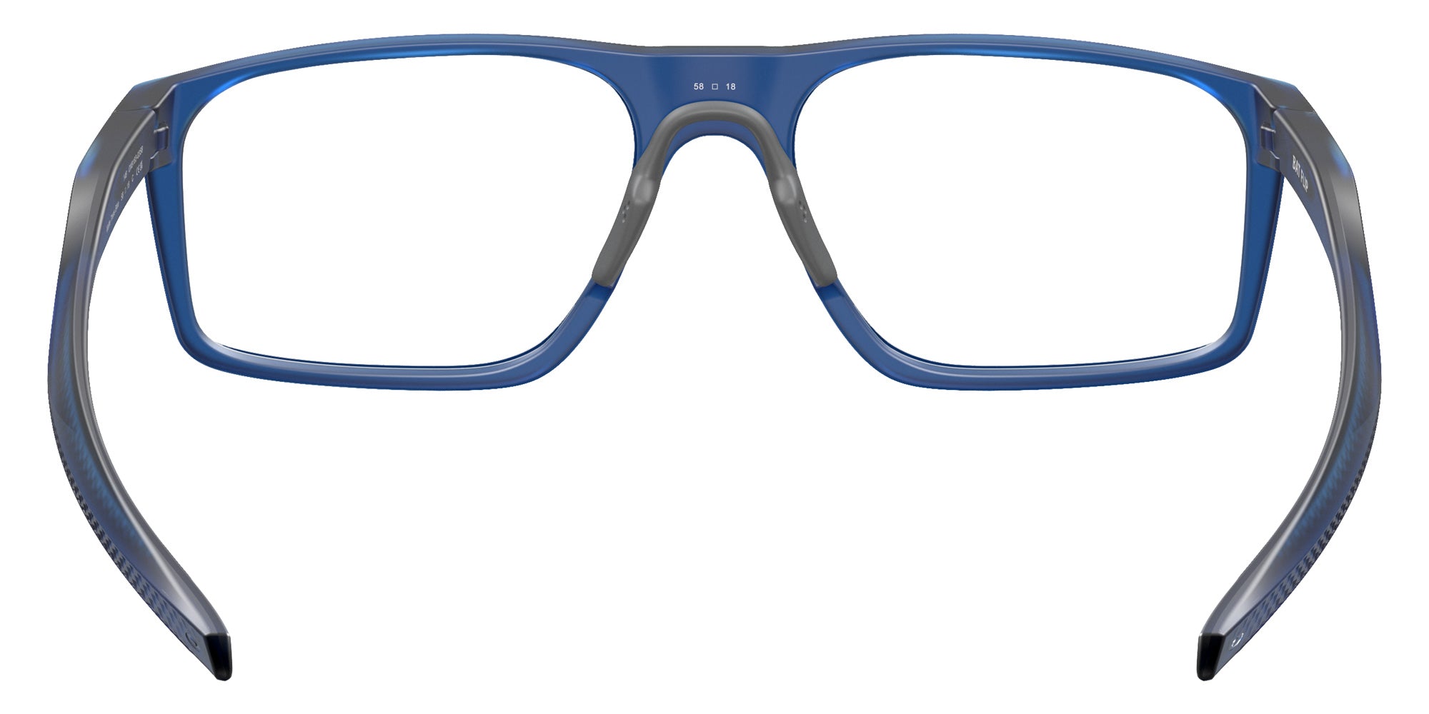 Oakley® OX8183 BAT FLIP OX8183 818303 54 Eyeglasses - Matte Transparent Blue 818303