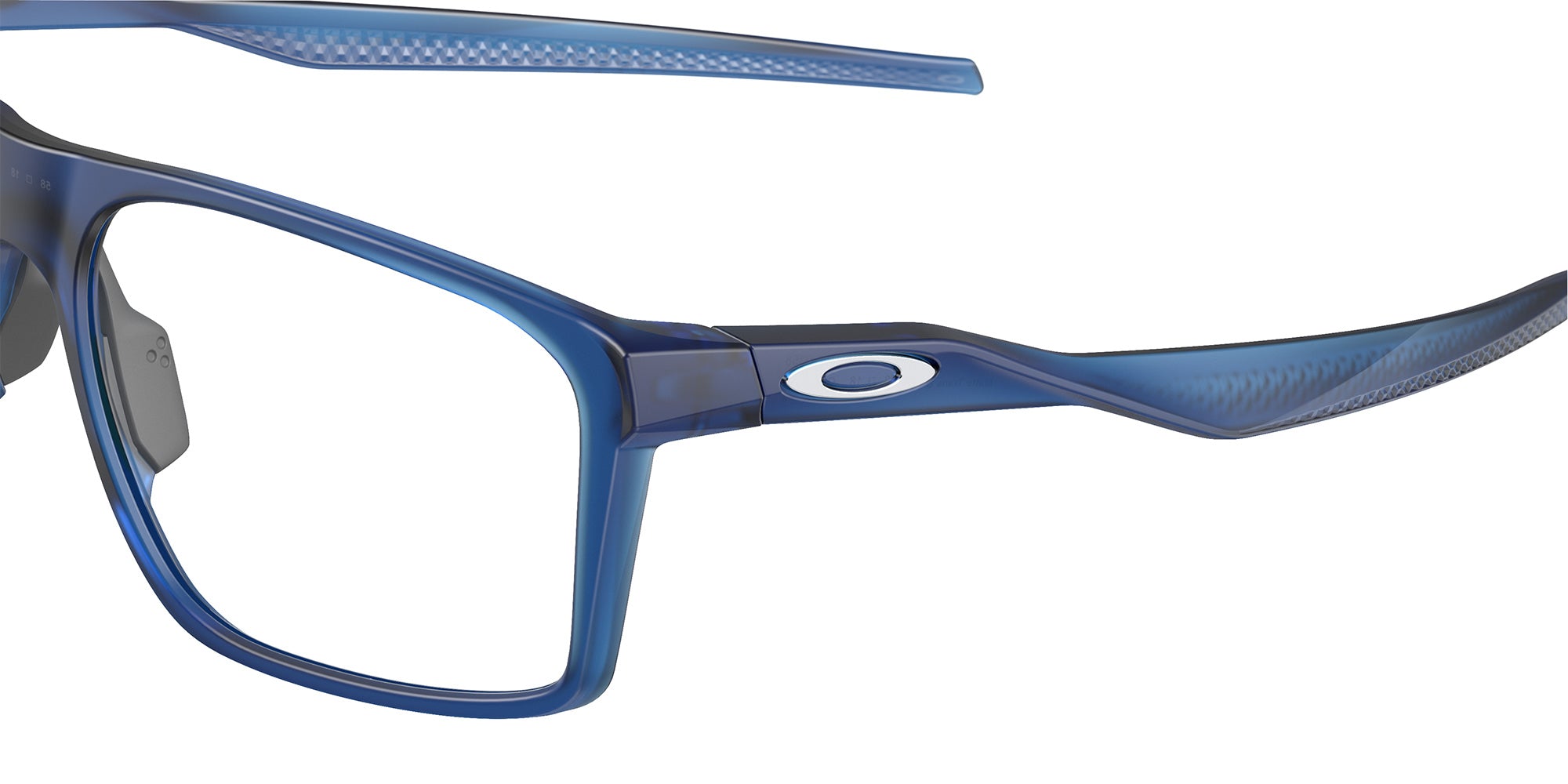 Oakley® OX8183 BAT FLIP OX8183 818303 54 Eyeglasses - Matte Transparent Blue 818303