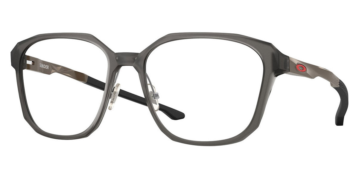 Oakley® OX8193 SLENDER OX8193 819302 59 Eyeglasses - Pewter/Satin Gray Smoke