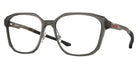 Oakley® OX8193 SLENDER OX8193 819302 59 Eyeglasses - Pewter/Satin Gray Smoke