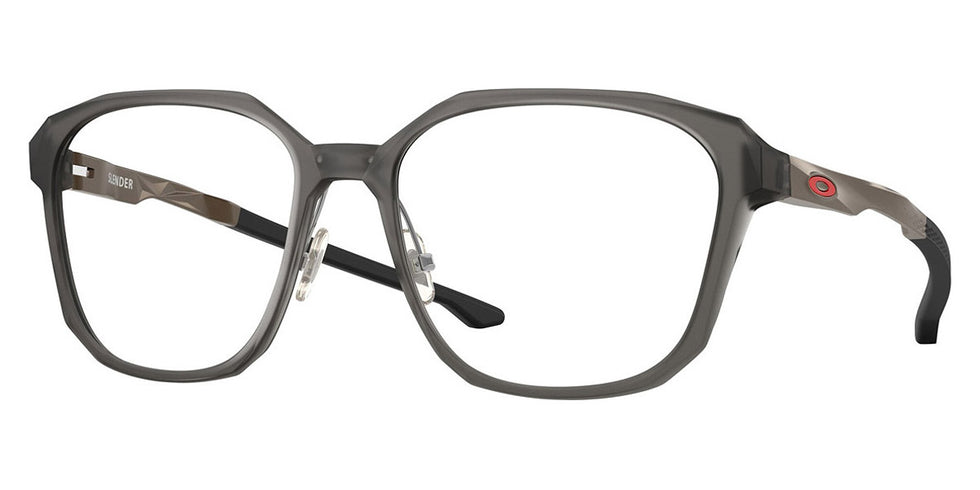 Oakley® OX8193 SLENDER OX8193 819302 59 Eyeglasses - Pewter/Satin Gray Smoke
