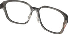 Oakley® OX8193 SLENDER OX8193 819302 59 Eyeglasses - Pewter/Satin Gray Smoke