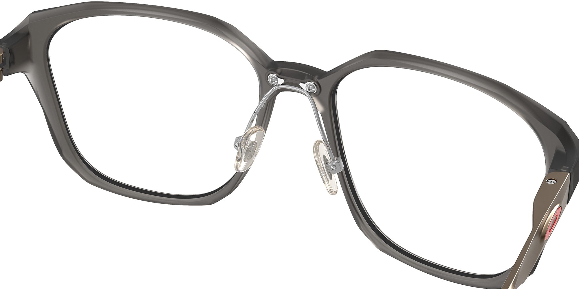 Oakley® OX8193 SLENDER OX8193 819302 59 Eyeglasses - Pewter/Satin Gray Smoke