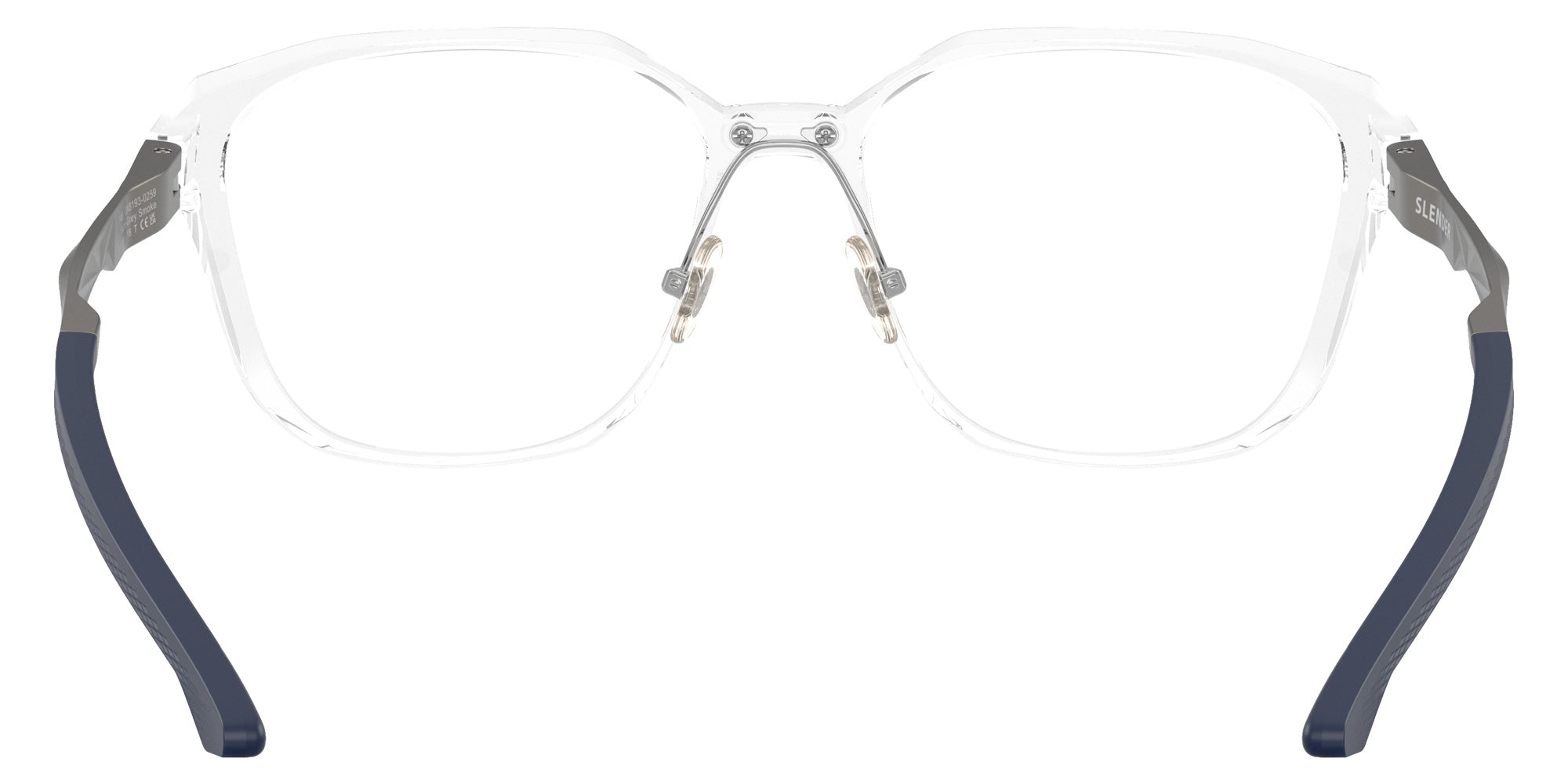 Oakley® OX8193 SLENDER OX8193 819303 59 Eyeglasses - Matte Gunmetal/Polished Clear