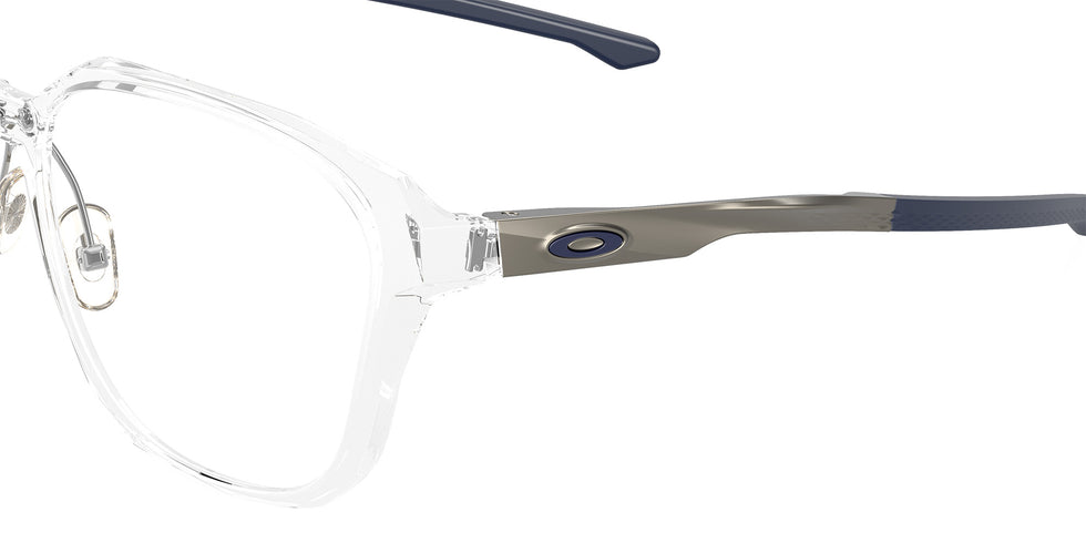 Oakley® OX8193 SLENDER OX8193 819303 59 Eyeglasses - Matte Gunmetal/Polished Clear