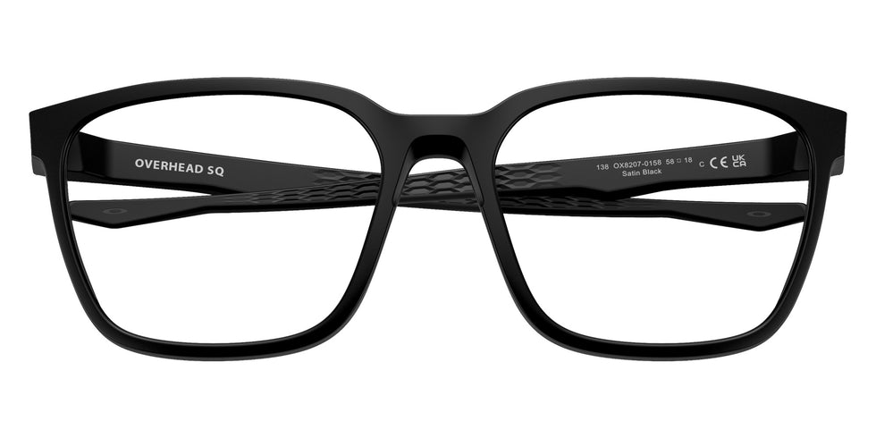 Oakley® OX8207 OVERHEAD SQ Eyeglasses - Satin Black
