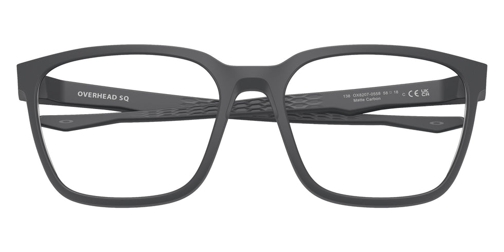 Oakley® OX8207 OVERHEAD SQ Eyeglasses - Matte Carbon