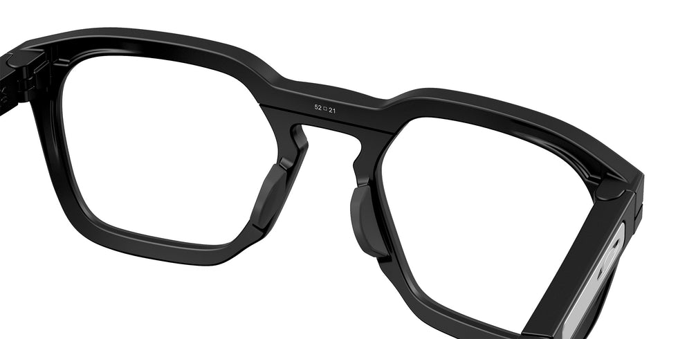 Oakley® OX8208 HSTN SQ RX OX8208 820801 52 Eyeglasses - Satin Black 820801