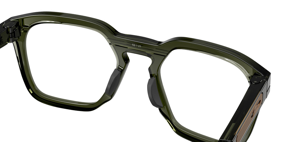 Oakley® OX8208 HSTN SQ RX OX8208 820803 52 Eyeglasses - Olive Ink 820803