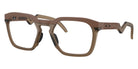 Oakley® OX8208 HSTN SQ RX Eyeglasses - Matte Mahogany