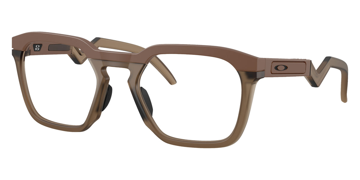 Oakley® OX8208 HSTN SQ RX Eyeglasses - Matte Mahogany