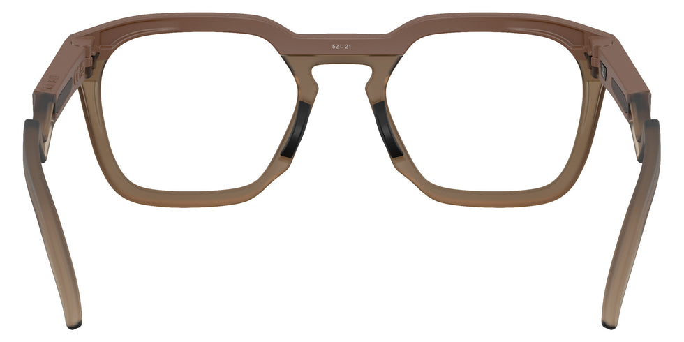 Oakley® OX8208 HSTN SQ RX Eyeglasses - Matte Mahogany