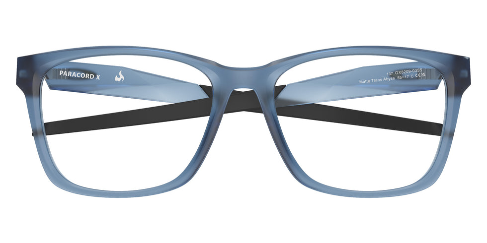 Oakley® OX8209 PARACORD X Eyeglasses - Matte Transparent Abyss