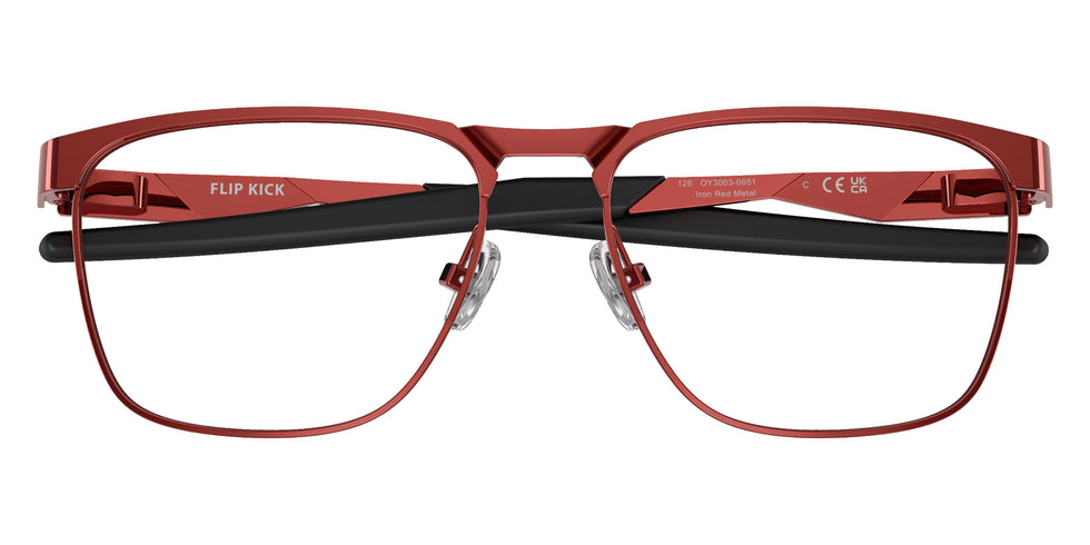 Oakley® OY3003 FLIP KICK Eyeglasses - Iron Red Metal