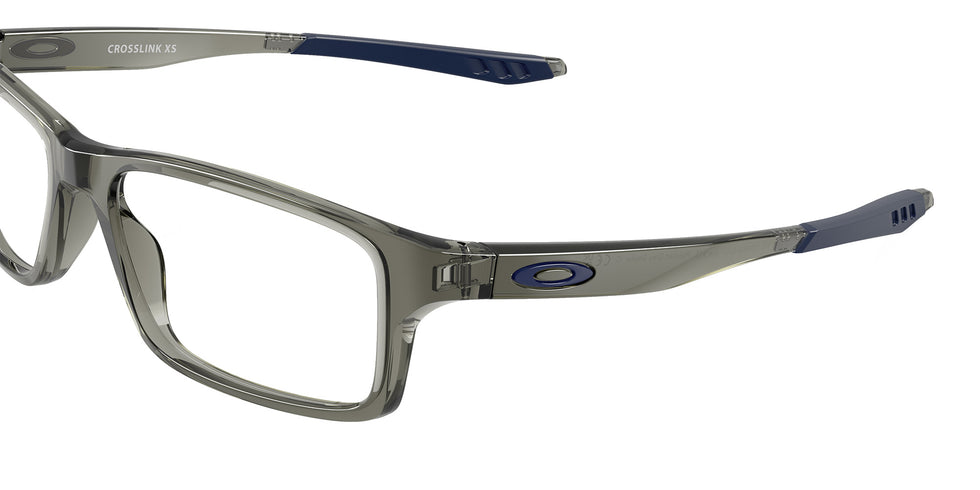 Oakley® OY8002 CROSSLINK XS OY8002 800202 49 Eyeglasses - Polished Gray Smoke