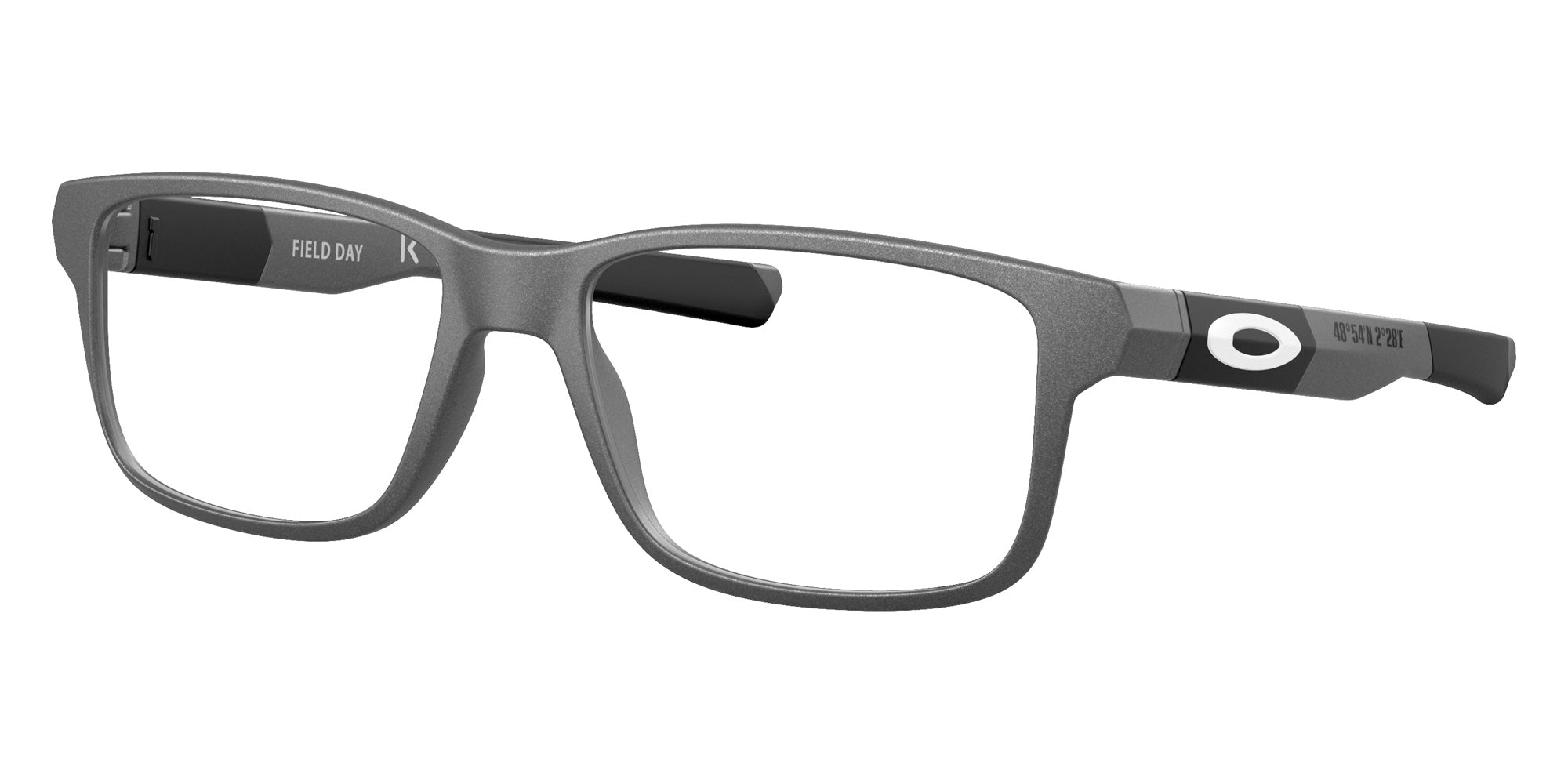 Oakley® OY8007 FIELD DAY OY8007 800714 46 Eyeglasses - Steel 800714