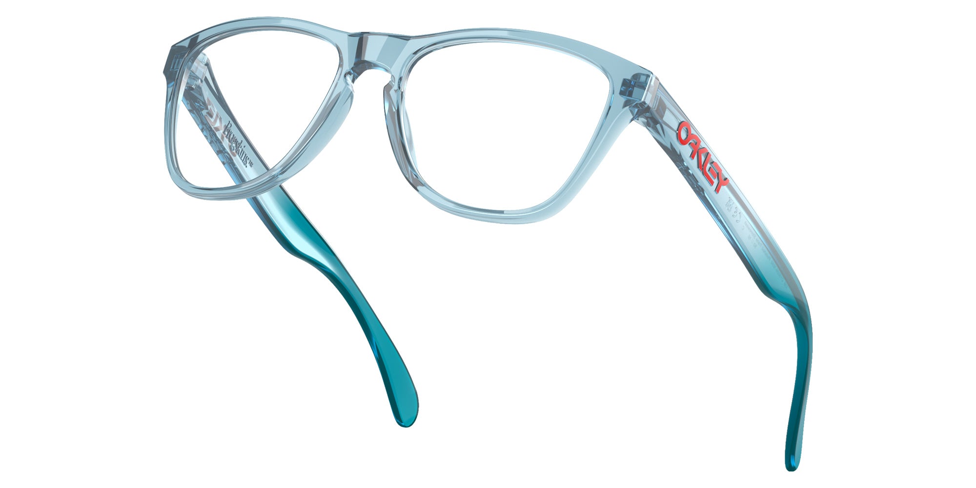 Oakley® OY8009 FROGSKINS XS RX OY8009 800910 48 Eyeglasses - Polished Translucent Stonewash