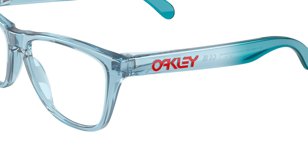 Oakley® OY8009 FROGSKINS XS RX OY8009 800910 48 Eyeglasses - Polished Translucent Stonewash