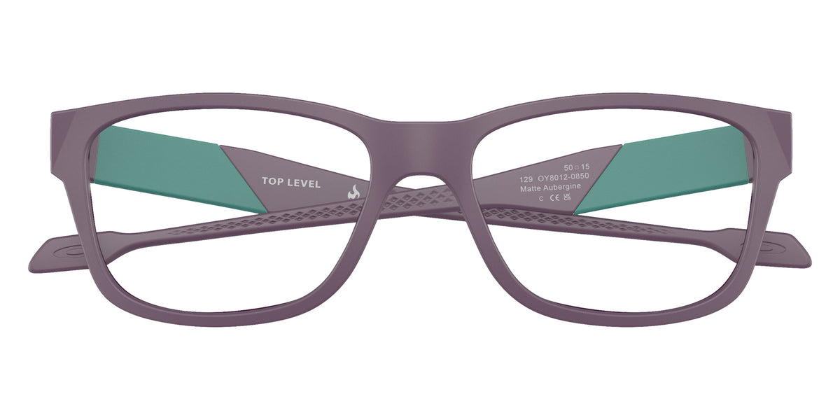 Oakley® OY8012 TOP LEVEL Eyeglasses - Matte Aubergine