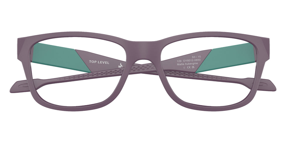Oakley® OY8012 TOP LEVEL Eyeglasses - Matte Aubergine