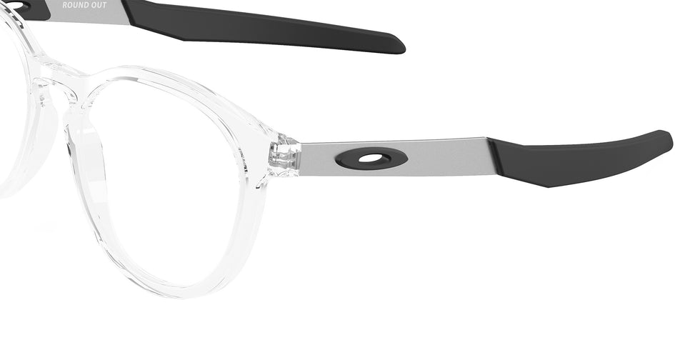Oakley® OY8014 ROUND OUT OY8014 801402 48 Eyeglasses - Polished Clear