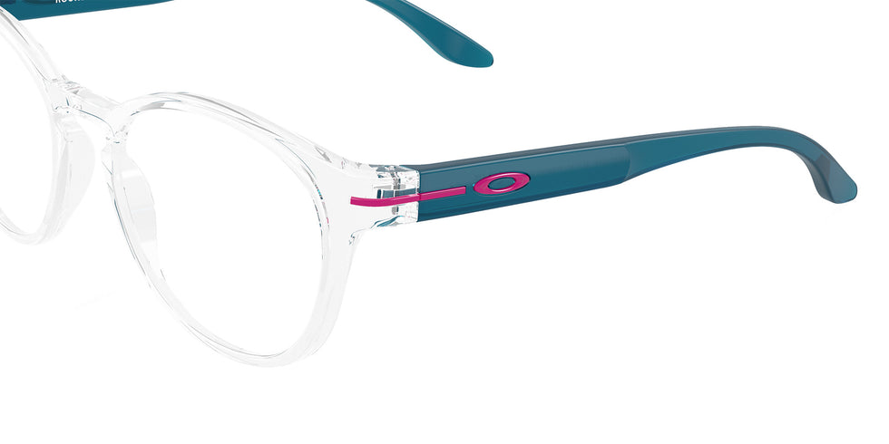 Oakley® OY8017 ROUND OFF OY8017 801703 48 Eyeglasses - Polished Clear