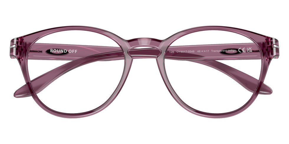 Oakley® OY8017 ROUND OFF OY8017 801705 48 Eyeglasses - Transparent Indigo