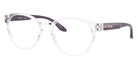 Oakley® OY8017 ROUND OFF Eyeglasses - Polished Aubergine