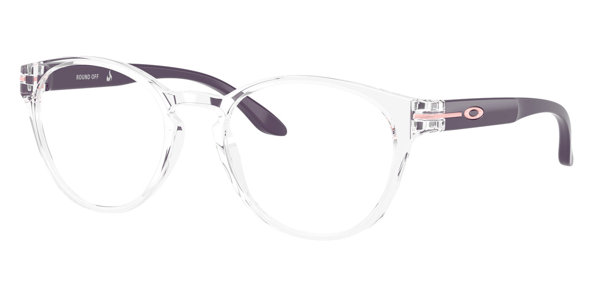 Oakley® OY8017 ROUND OFF Eyeglasses - Polished Aubergine