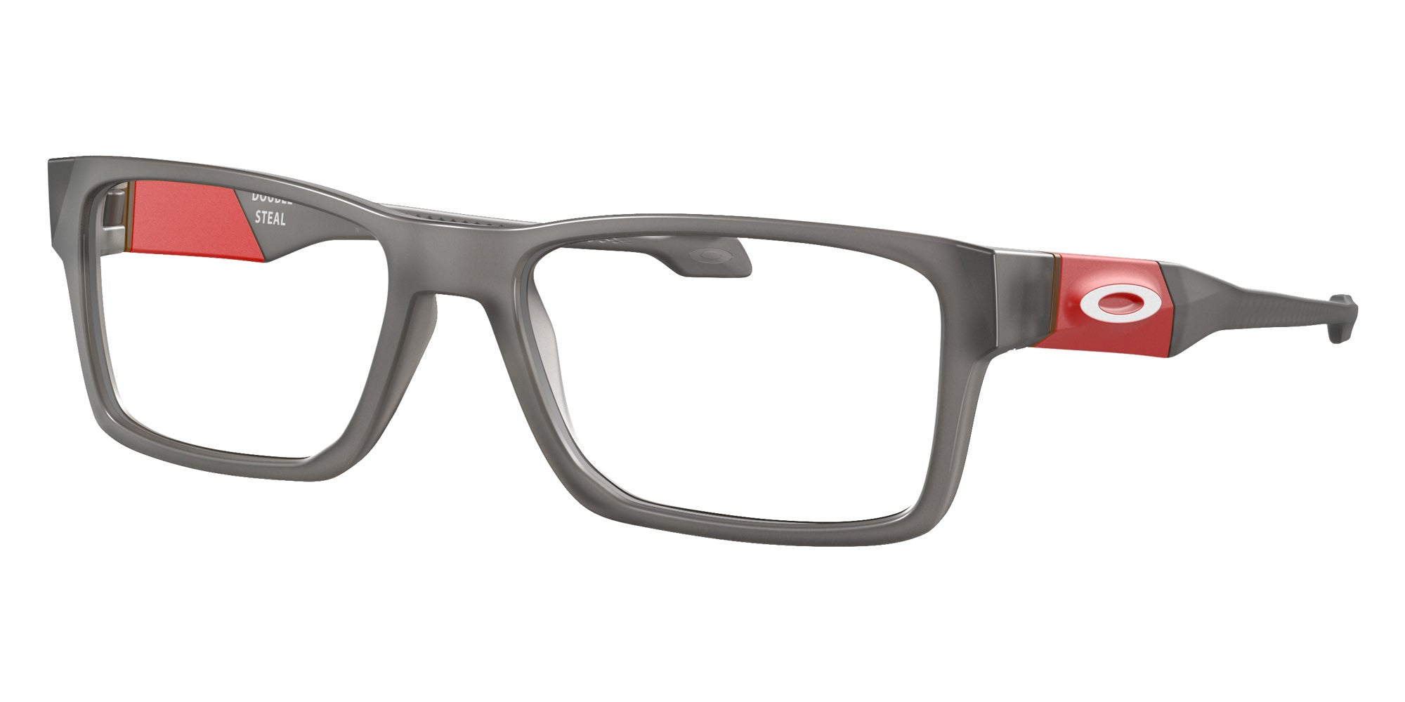 Oakley® OY8020 DOUBLE STEAL OY8020 802002 48 Eyeglasses - Satin Gray Smoke