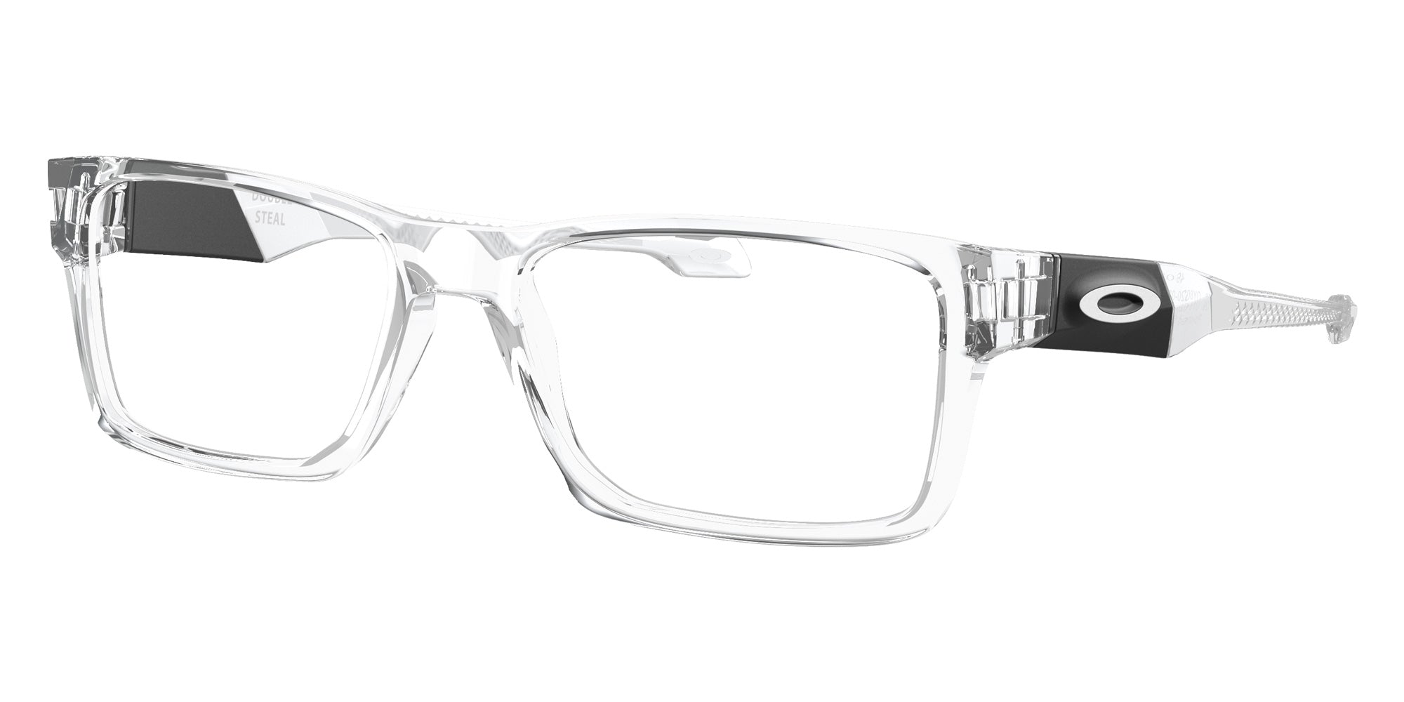 Oakley® OY8020 DOUBLE STEAL OY8020 802003 48 Eyeglasses - Polished Clear