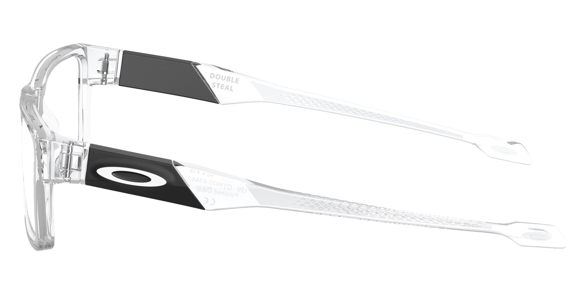 Oakley® OY8020 DOUBLE STEAL OY8020 802003 48 Eyeglasses - Polished Clear