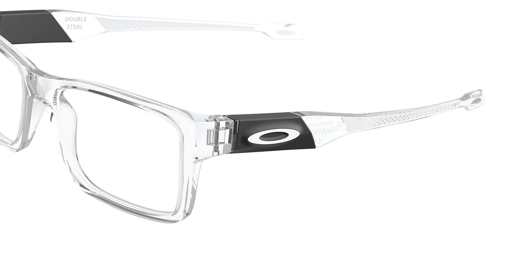 Oakley® OY8020 DOUBLE STEAL OY8020 802003 48 Eyeglasses - Polished Clear
