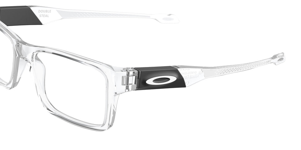 Oakley® OY8020 DOUBLE STEAL OY8020 802003 48 Eyeglasses - Polished Clear