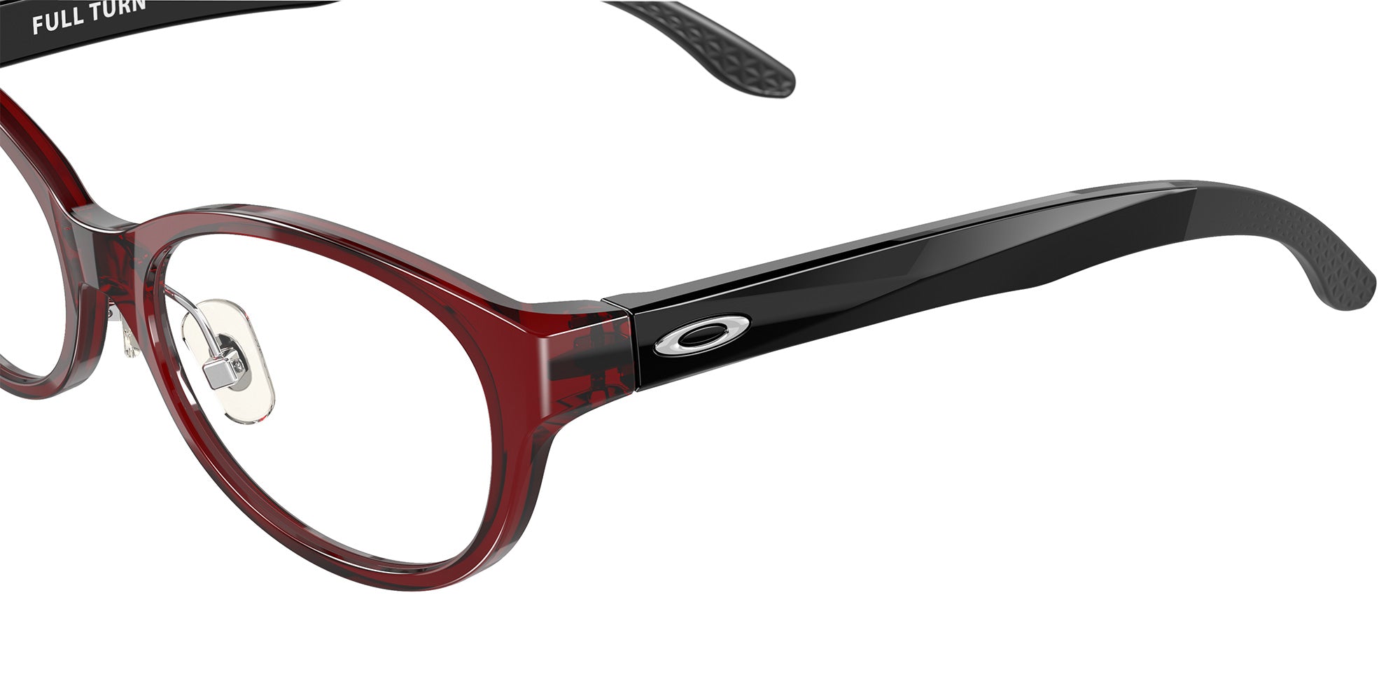 Oakley® OY8024D FULL TURN OY8024D 802404 50 Eyeglasses - Polished Transparent Brick Red