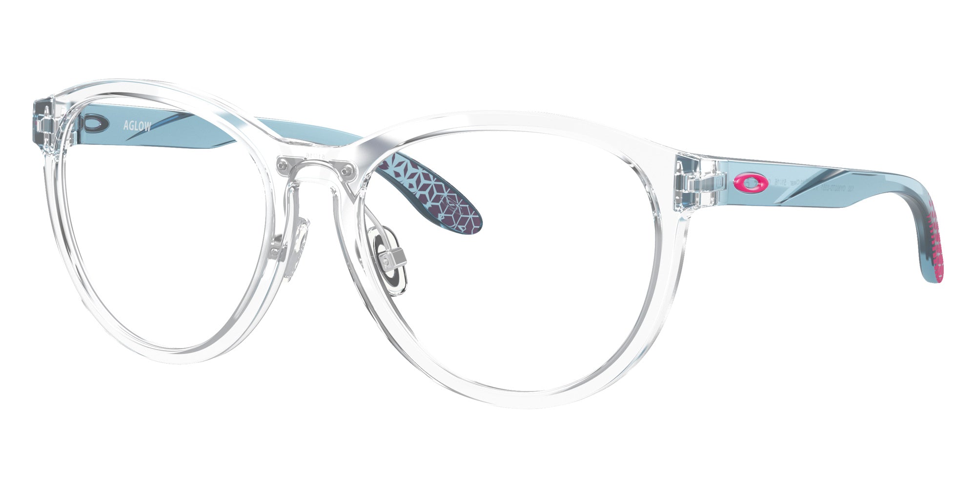 Oakley® OY8027D AGLOW OY8027D 802703 49 Eyeglasses - Polished Clear