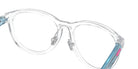 Oakley® OY8027D AGLOW OY8027D 802703 49 Eyeglasses - Polished Clear