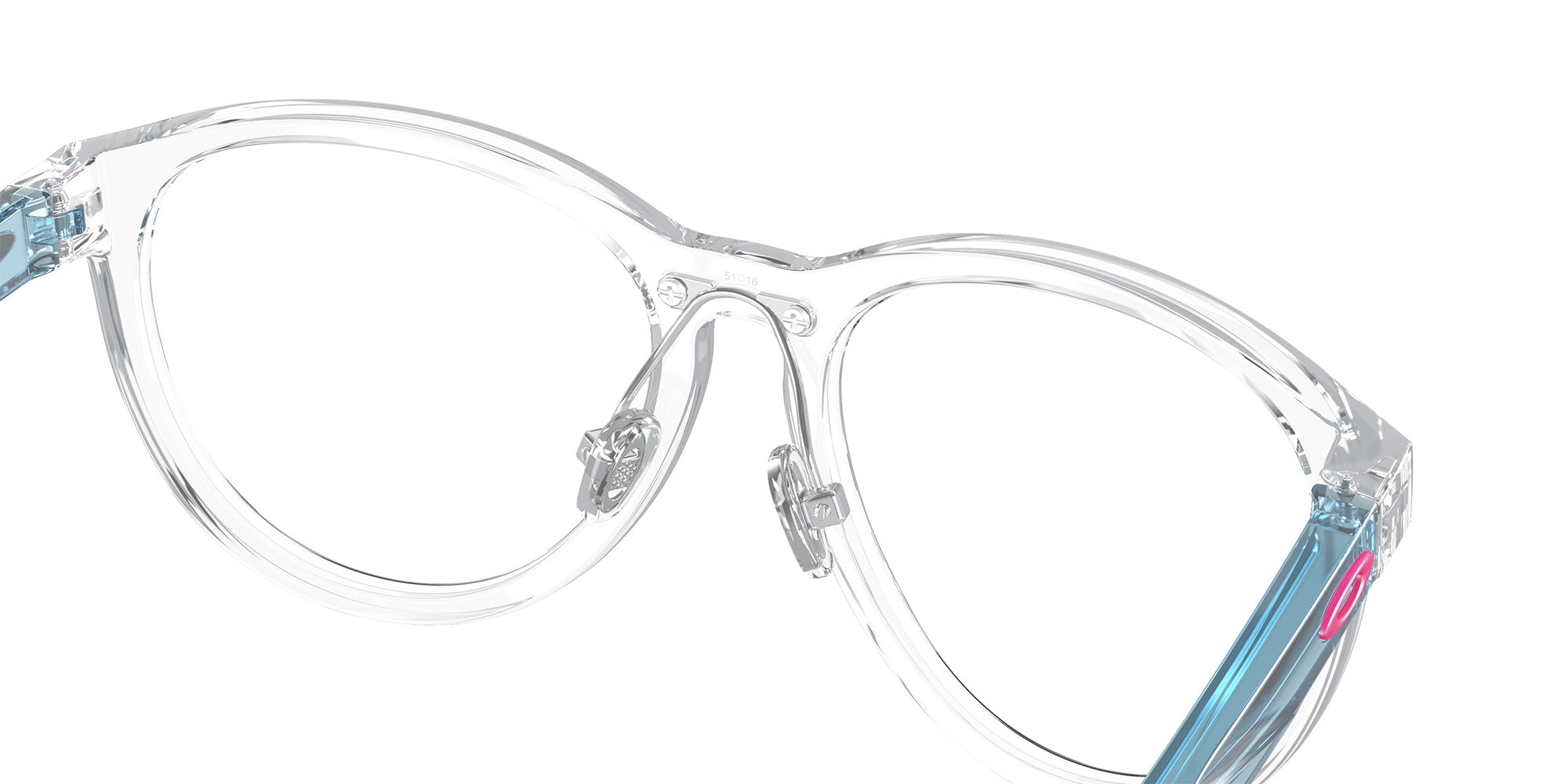 Oakley® OY8027D AGLOW OY8027D 802703 49 Eyeglasses - Polished Clear