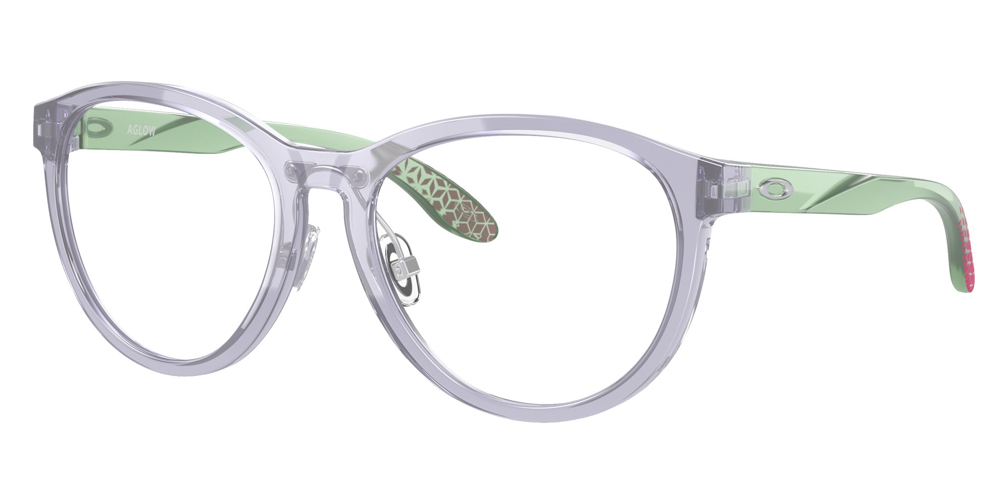 Oakley® OY8027D AGLOW OY8027D 802704 49 Eyeglasses - Polished Trans Lilac